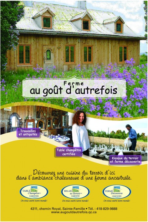 Table champ�tre de la ferme au go�t d'autrefois